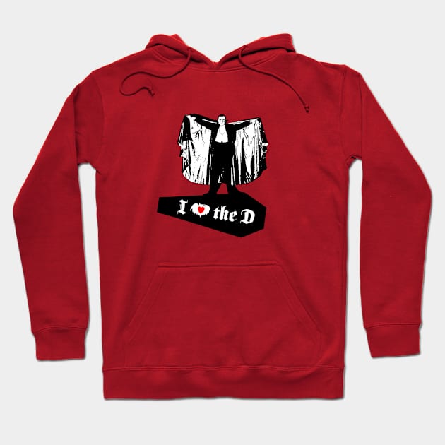 I Heart the D! Hoodie by LordNeckbeard